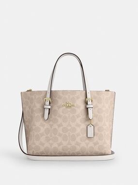 Coach Outlet Mollie Tote Bag 25 In Signature Canvas